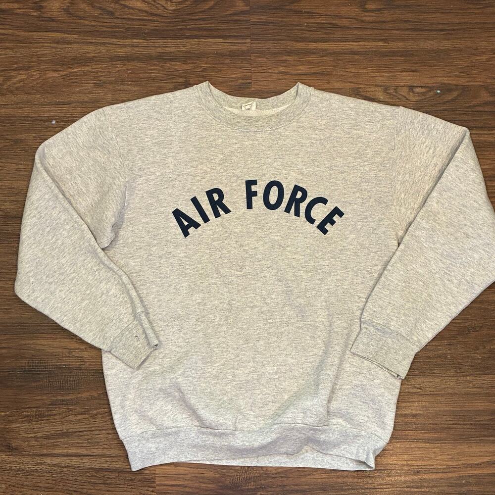 Vintage U.S. Air Force Crewneck Sweatshirt Gray Size Small Military Issue